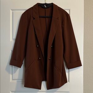 Maurices Chocolate Brown Women's Blazer
